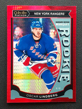 OSCAR LINDBERG 2015-16 OPC PLATINUM MARQUEE ROOKIES RED PRISM #027/149 90558