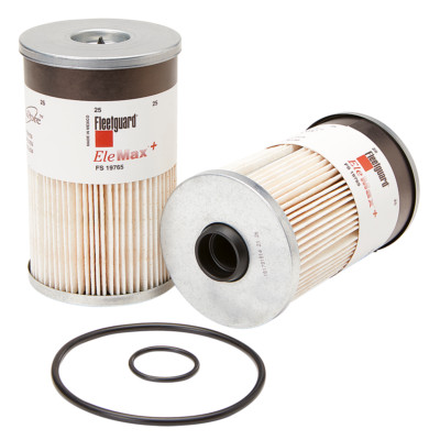 (2) Fleetguard Fuel Water Separator Filter FS19765 Cummins ISX Paccar MX