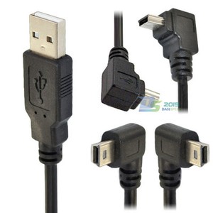 USB-2-0-A-male-to-Mini-B-5-pin-right-Left-up-down-angle-male-cable-adapter-cord