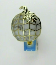 New Bath Body Works Fall Wallflowers Plug In White Gold Marbled Pumpkin Light 