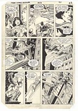 Tales of The Teen Titans #53 pg 17 Original Comic Art by Rich Buckler