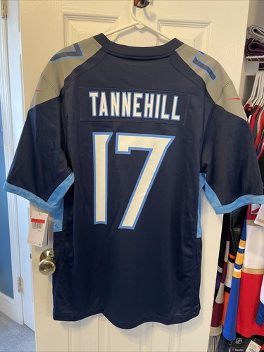 Ryan Tannehill Tennessee Titans Football Nike Men's Blue Game Jersey Size Large - Picture 4 of 6