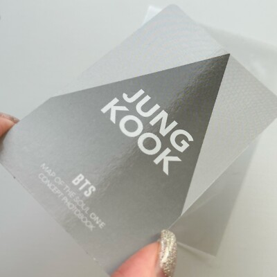 BTS MOTS ON:E Concept Photo Book Jungkook Clue ver photo card, JK