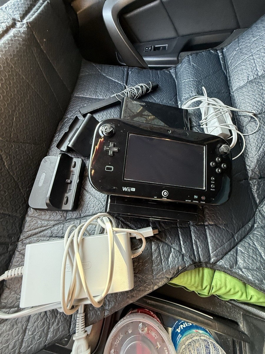 Nintendo Wii U 32GB Black Console WORKNG BUT READ DESCRIPTION