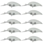 10pcs Unpainted Crankbait Fishing Lure Body 4 Inch 1/2 OZ Blank lures 8171