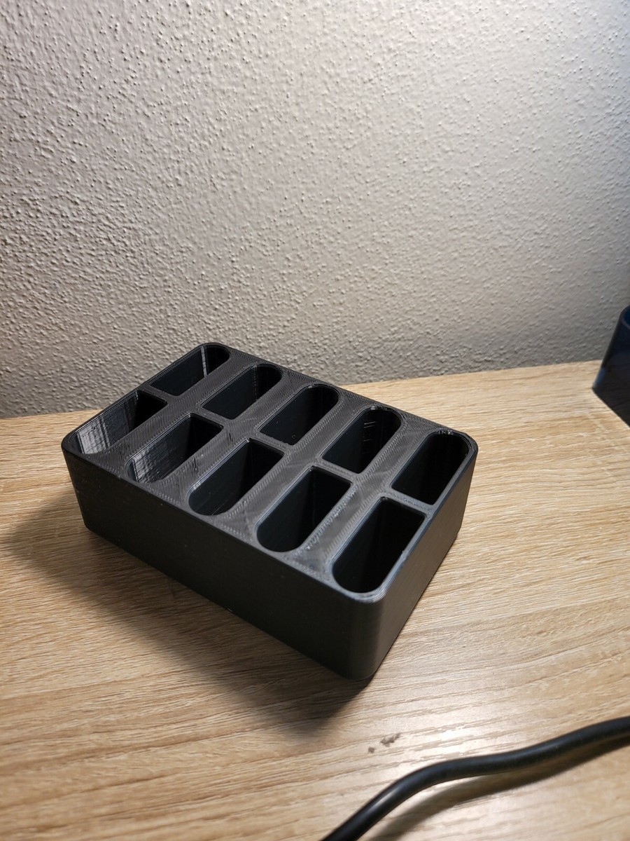 Black Plastic 1911 Magazine Storage Tray, Handgun Ammo Organizer