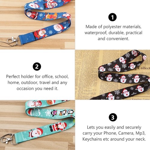 4 Pcs Mobile Phone Rope Lanyard Man Attachment Christmas Lanyards - Afbeelding 11 van 12
