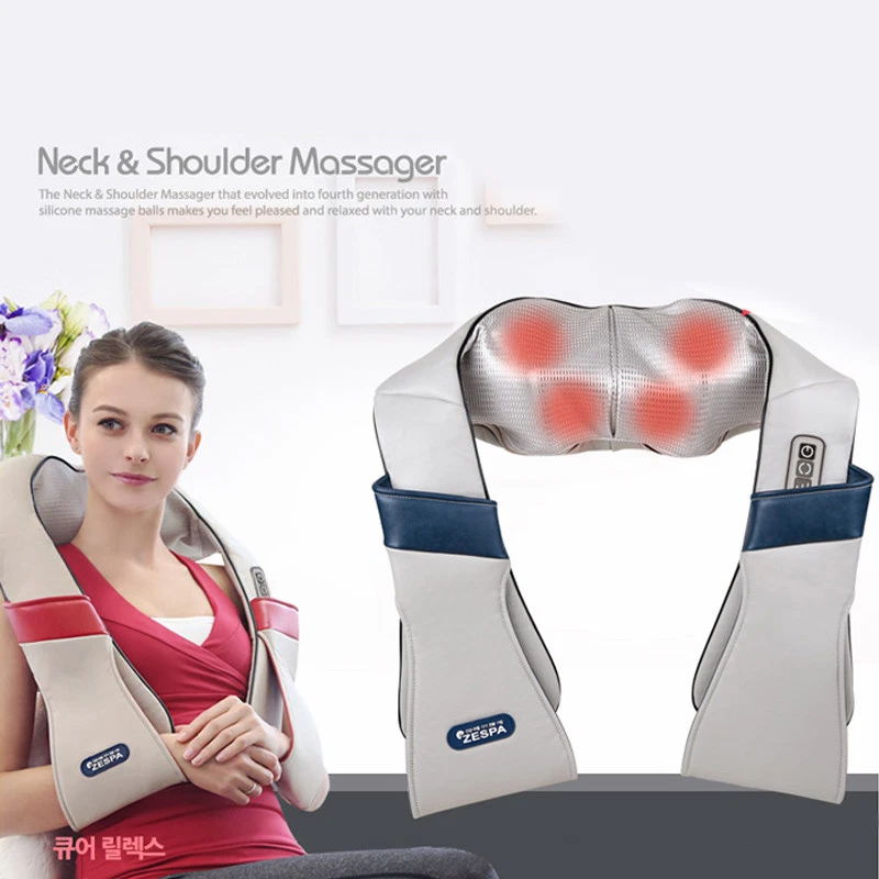 Masajeador eléctrico de cuello y hombros True Relax termoterapia terapia de acupresión Foto 4 de 4