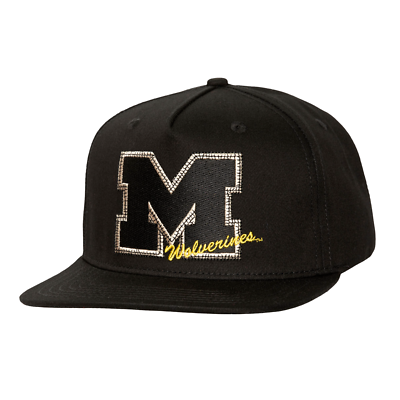 カクタスジャック　ミッチェルアンドネス　ユニバーシティ　キャップ Travis Scott Cactus Jack x Michigan Wolverines Mitchell