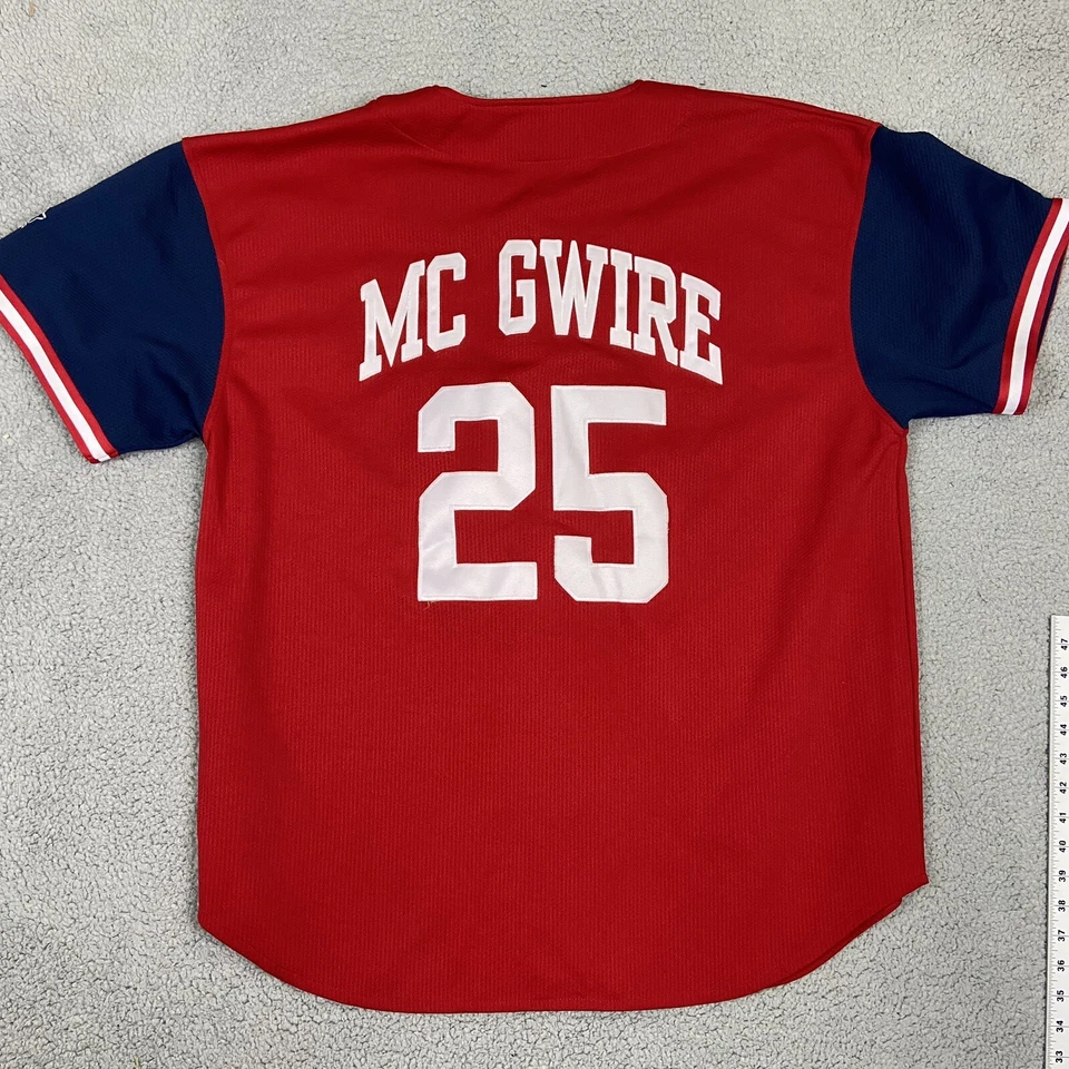 Camiseta deportiva vintage de los Cardenales de San Luis Mark McGwire cosida talla 2XL MLB Foto 2 de 4
