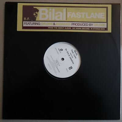 BILAL FAST LANE FEAT. DR. DRE JADAKISS  VINYL PROMO INTERSCOPE RECORDS EX 1-2
