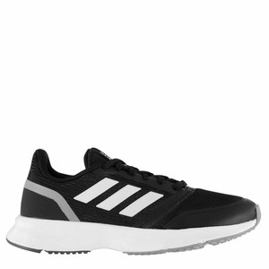 womans black adidas trainers