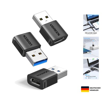 UGREEN 10Gbps USB C Adapter 3-teilig - Universell kompatibel für alle Geräte