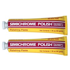 2 Simichrome Happich Metal Polishing Car Paste 390050 Bakelite Test Copper 1.7oz