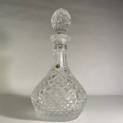 Lead Crystal Decanter 24PbO Chech Republic Jihlava