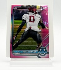 2021-22 BOWMAN UNIVERSITY CHROME 1st BOWMAN [PINK] #76 JAYLEN WATSON RC
