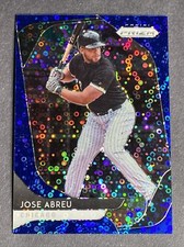 2020 Panini Prizm Blue Donut Circles /199 #61 Jose Abreu Chicago White Sox Card