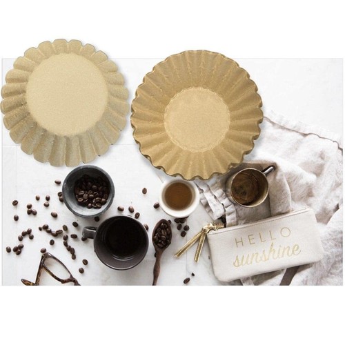 Natural Unbleached Brown Biodegradable Extra Large Coffee Filters 10, 12, 13,... - 第 6/9 張圖片