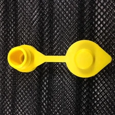 1 - Yellow VENT CAP Gas Fuel Can Midwest Blitz Wedco Briggs Scepter - No Glug!