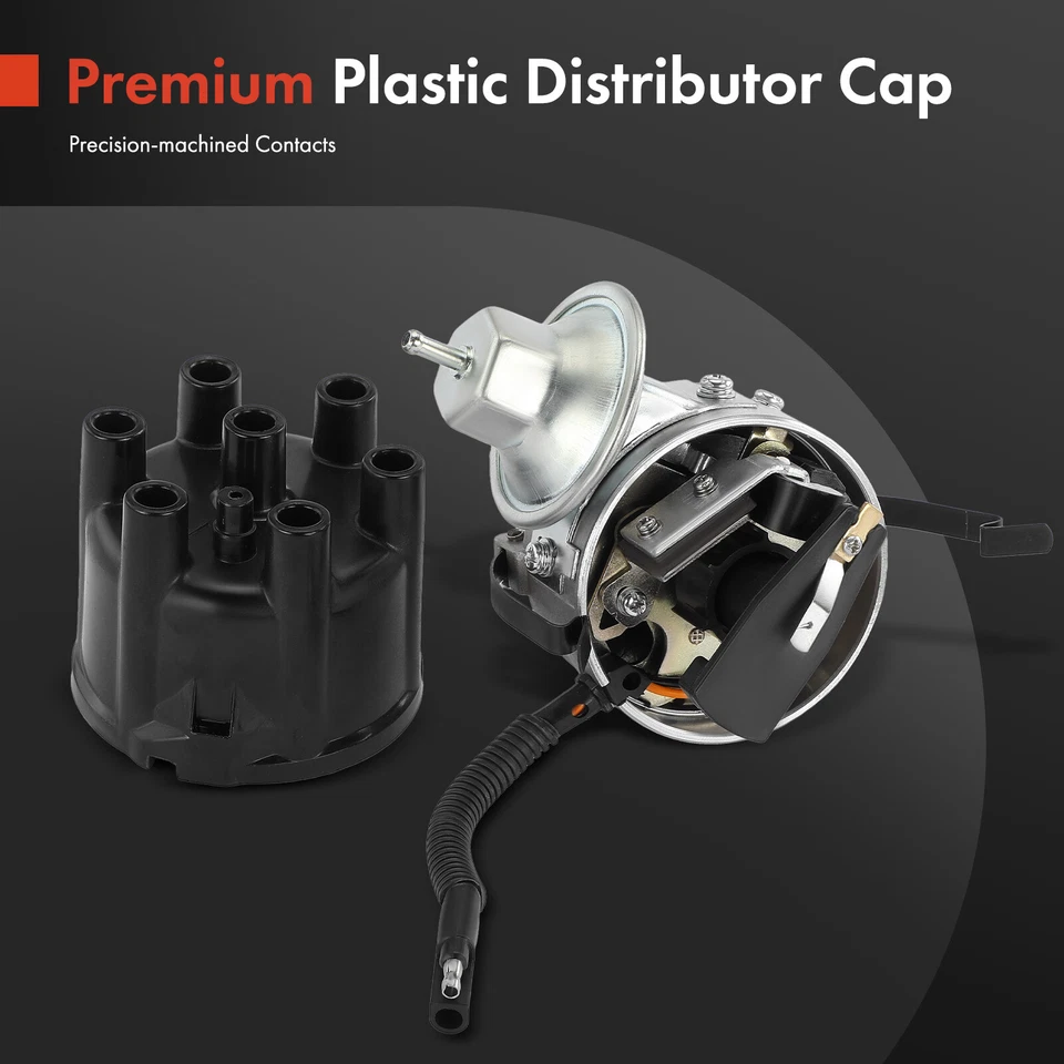 Distribuidor de encendido con tapa y rotor para Chrysler Town & Country Dodge Plymouth Foto 4 de 4