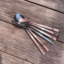 Set of 6 Oneida Heavy Weight 8" Table Spoons Stainless