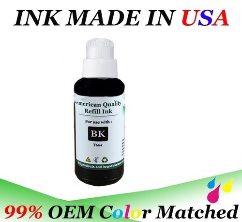 VC Refill Ink Bottles set of 4 (non-OEM) 664 T664 for L350 L303 L100 L201 L505 - Zdjęcie 2 z 5