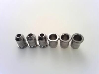 True Custom Shop® Chrome Body String Ferrules 6.5mm for Import Fender ...