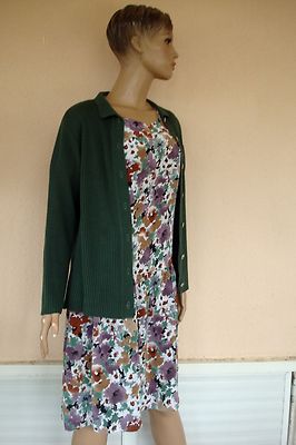 Gilet Cardigan Vert Kaki Foncé – Taille 42/44/46, 100% Acrylique, Porté Une Fois Seulement, Sans étiquette