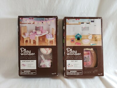 Play Wonder - Birthday Set & Pet Set - Target Exclusive 2010 - New (Open Box)