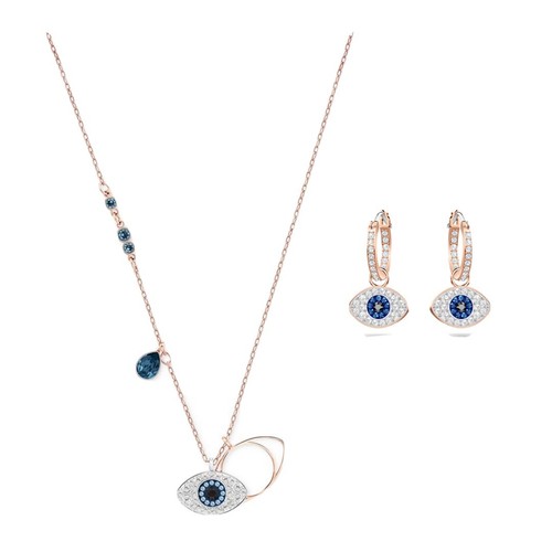 Swarovski Evil Eye Set (Earrings and 