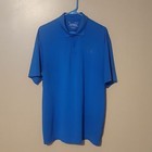 Under Armour Golf Polo Shirt Blue Mens Size Large