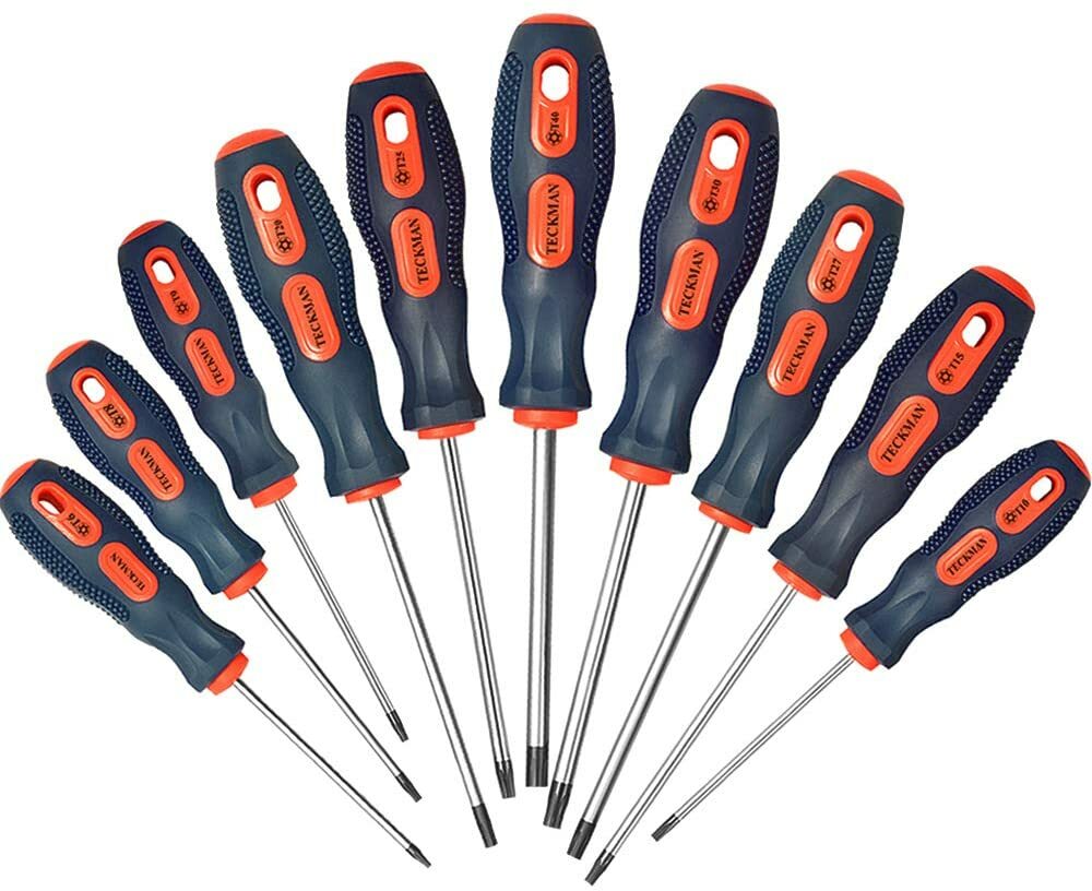 Torx Screwdriver Set,TECKMAN 10 in 1 Torx Security