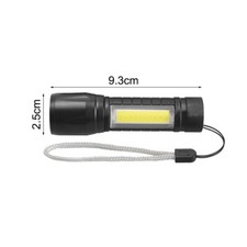 Custodia Per Torcia LED In Nylon - Porta Torcia Da Cintura, 14x3cm, Impermeabile E Resistente - Foto 4