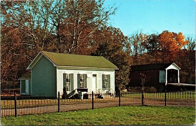 Parke County Indiana IN Joseph Wright Home Postcard Koppel VTG UNP Vintage