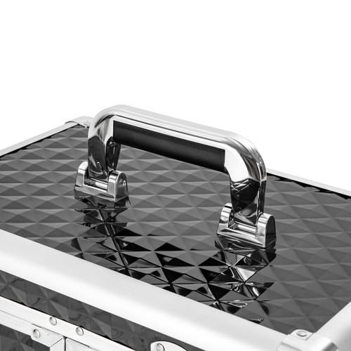 Professional Artist Train Makeup Case Cosmetic Organizer Drawers Lock + Keys - Picture 19 of 22