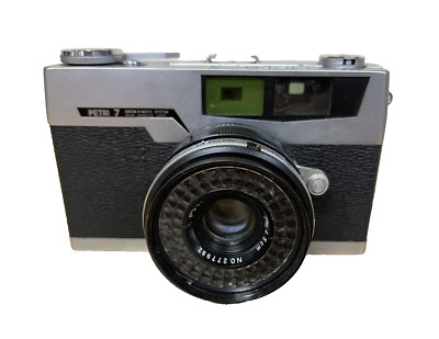 Vintage PETRI 7 - Kuribayashi - GREEN-O-MATIC 2.8 45mm  Film Camera - Japan