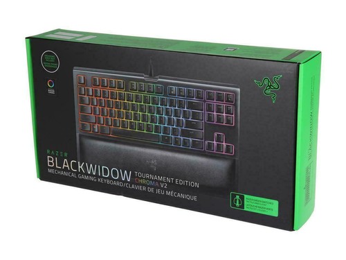 Razer BlackWidow Tournament Edition Chroma V2 - RGB Ergonomic Mechanical Gaming - Picture 1 of 10