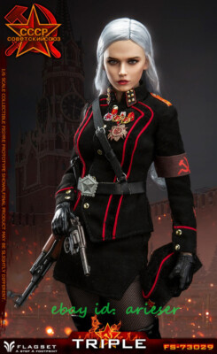 New Flagset 1/6 FS-73029 Red Alert Soviet Female Officer Katyusha