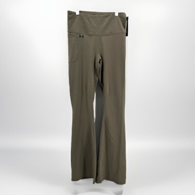 Under Armour Motion Flare Pants Fitted Olive Green Women's Size S NWT