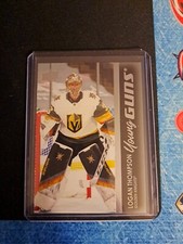 Logan Thompson Rookie Young Guns 2021-22 Series 1 Insert Hockey Card 219 Vegas