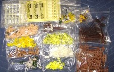 MIXED LOT OF MODEL TRAIN SIGNS IN PEOPLE