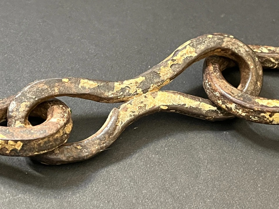 Vintage Ancien Indien Main Rustique Fer Porte Heurtoir Porte Cloche Riche Patine - Photo 4/4