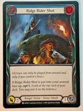 Flesh And Blood Arcane Rising Ridge Rider Shot (Blue) ARC065 Unlimited NM/M