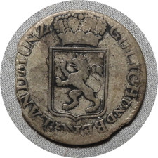 elf Germany Julich - Berg  Duchy 3 Stuber 1792 PR