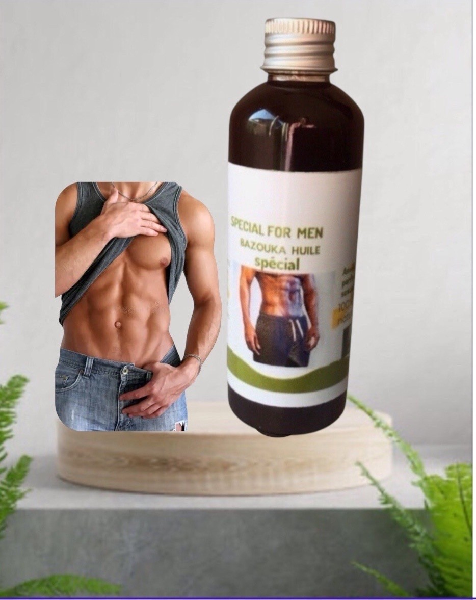 Huile Bazooka pour Homme, Solution Revitalisante Naturelle Contre la Fatigue Cutanée
