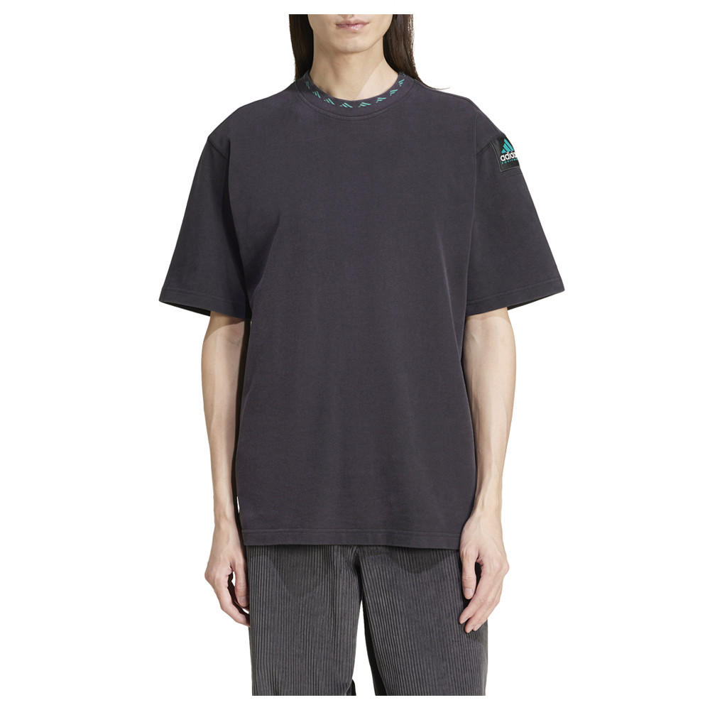 adidas Eqt Crew Neck Short Sleave T-Shirt Mens Black Casual Tops JD0654 thumbnail 2