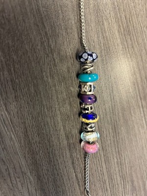Bracelet - Troll Beads Brand includes 10 charms