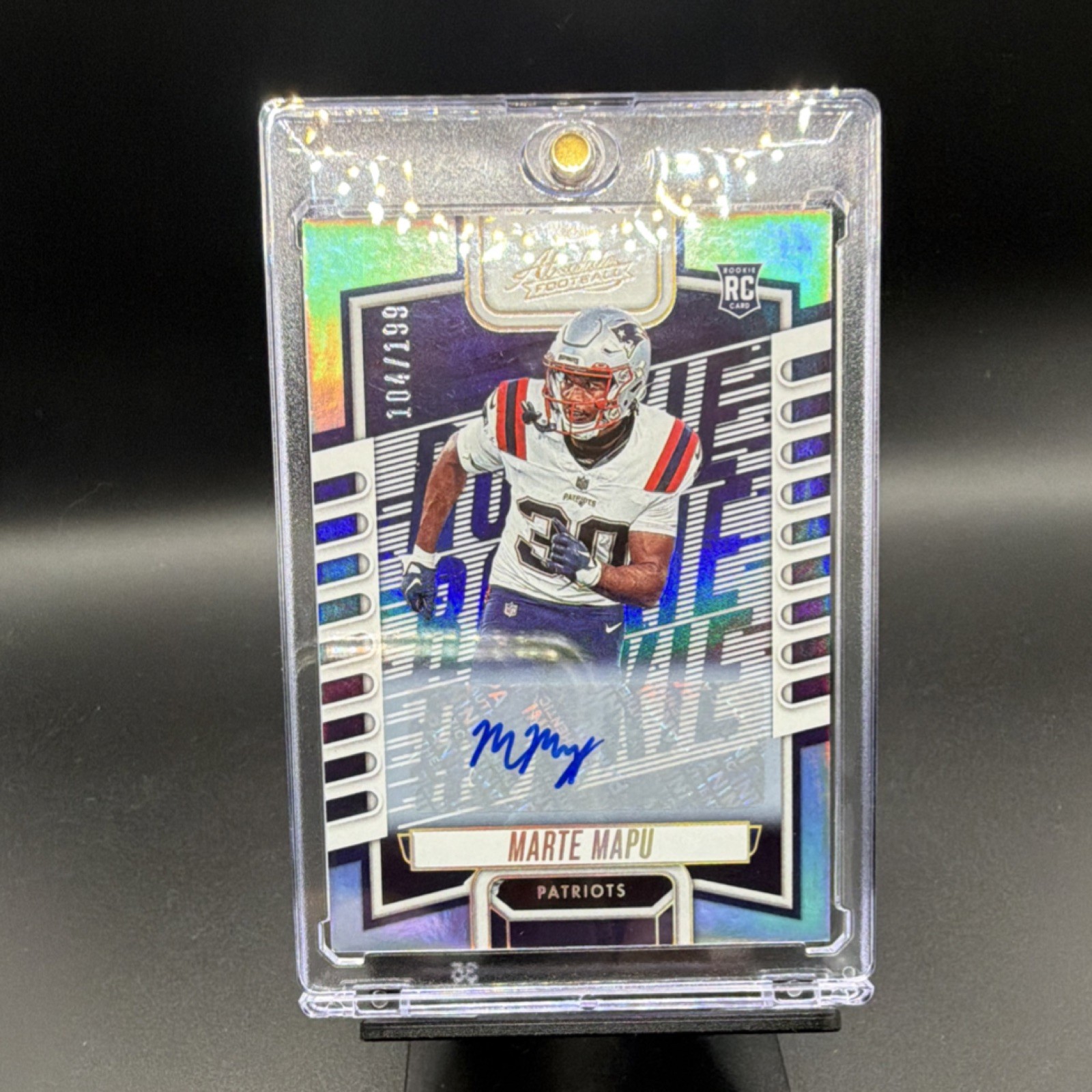 Panini Absolute Marte Mapu Rookie Autograph /199 #181 Patriots