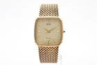 "MINT" Seiko Dolce 9521-5210 2P Diamond Qz Gold Men's Vintage Watch From JAPAN