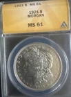 1921- Morgan Silver Dollar ANACS MS 61 | Uncirculated Professionaly Graded